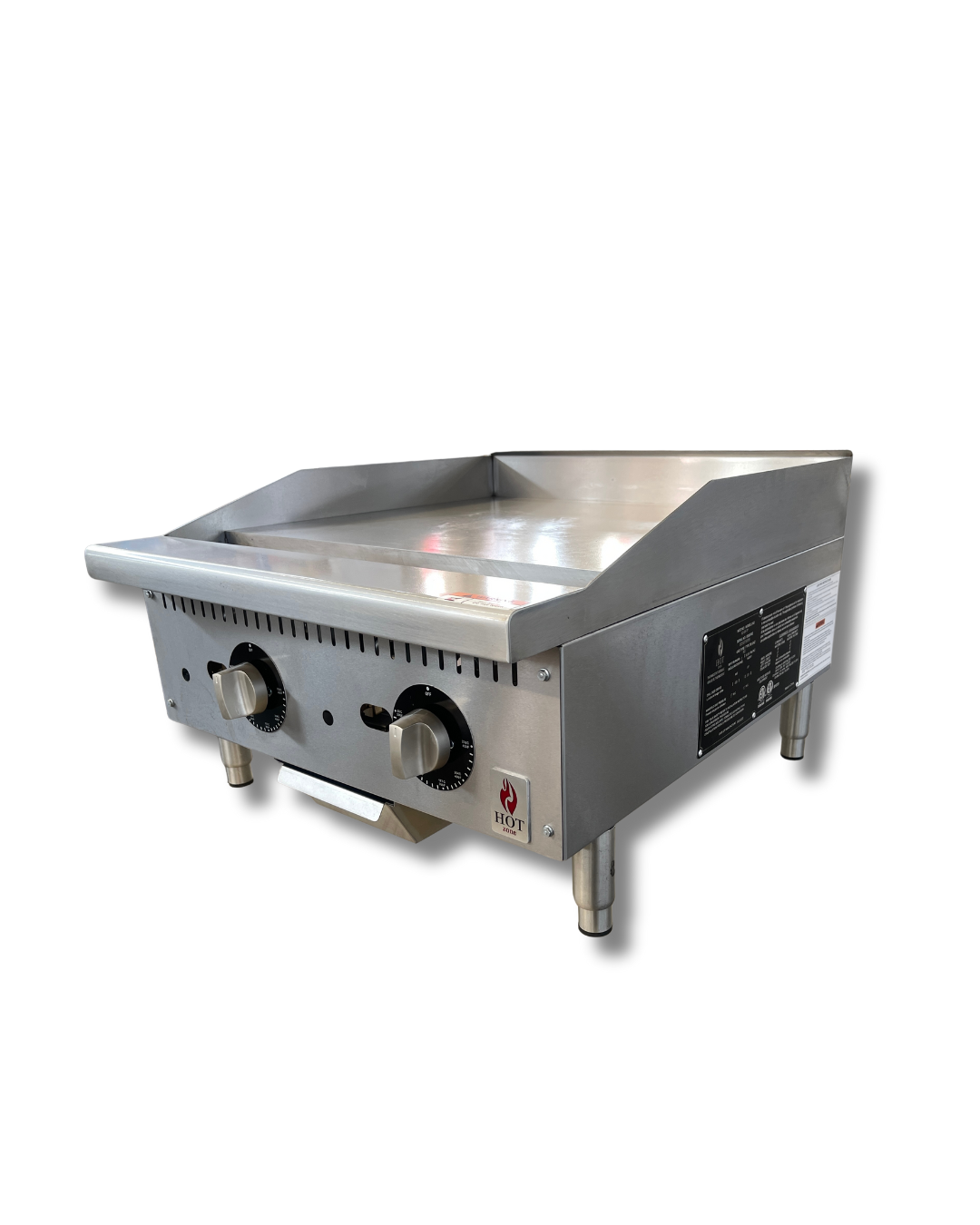 Countertop Gas Griddle Thermostat Control 24" HZ-G24-TP