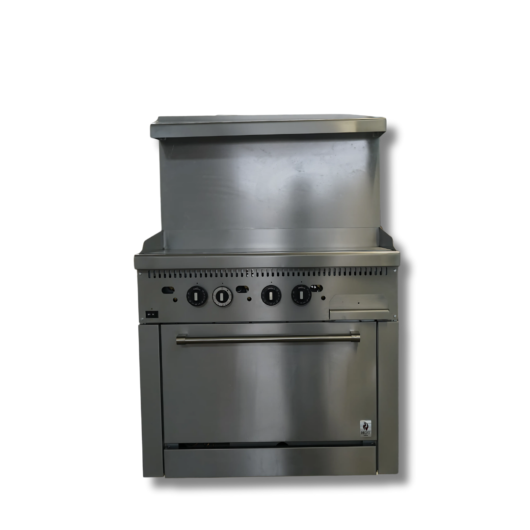 Gas Range with Built-In Convection Oven 36"w/36" Griddle top(Thermostat) HZ-CR36-36TG