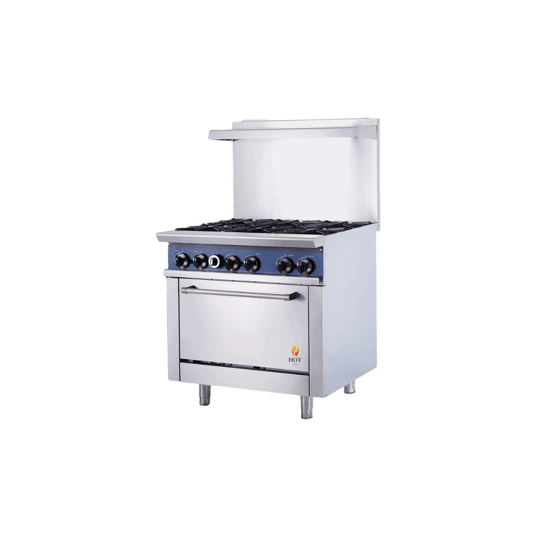 36″ Gas Range 6 Burners HZ-R36