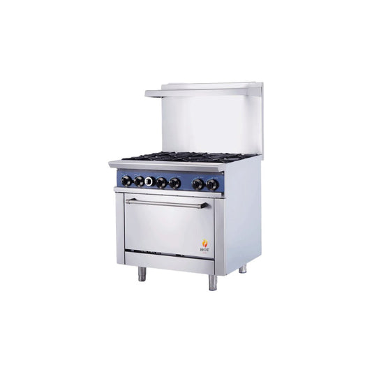 36″ Gas Range 6 Burners HZ-R36