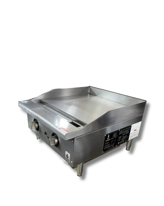 Countertop Heavy duty Thermostat Griddle with safety valve 24" HZ-G24-TH