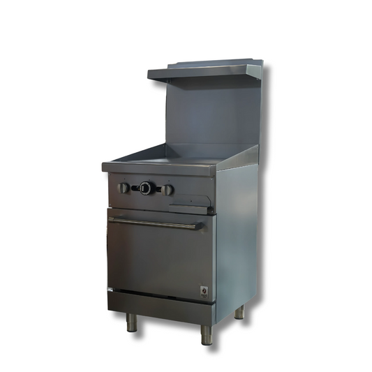 Gas Range 24"w/24" Griddle top HZ-R24-24MG