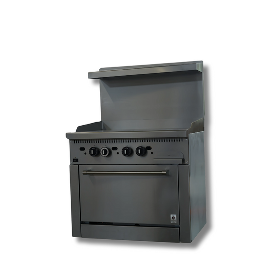Gas Range with Built-In Convection Oven 36"w/36" Griddle top(Thermostat) HZ-CR36-36TG