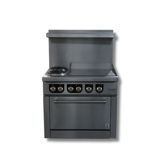 Electric Range 36" (2 burner + 24"Griddle) -HZ-ER36-24G