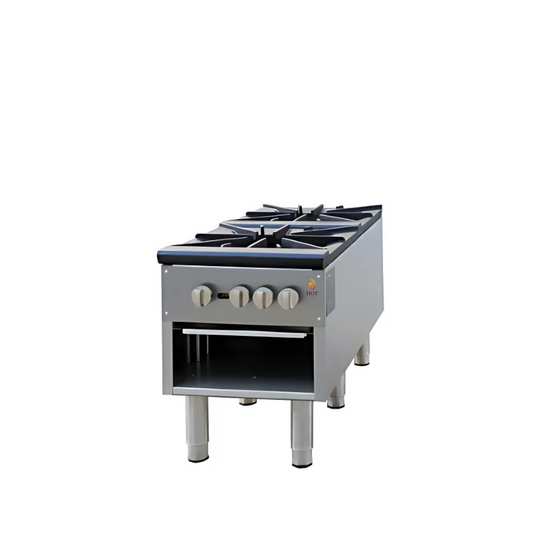 2-Burners Gas Stock Pot Range HZ-SP-2