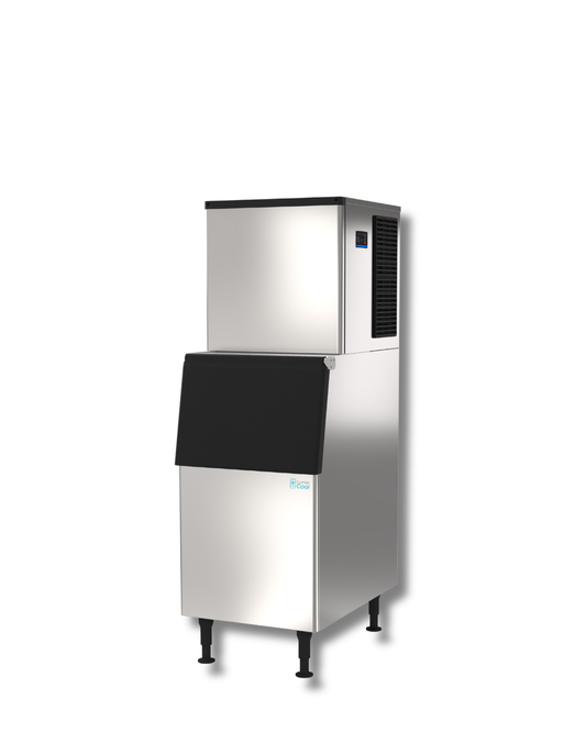 Lumin Cool-IM530 Air Cooled Ice Machine – Half Size Cubes | 500 lb/24hrs, 375 lb Storage