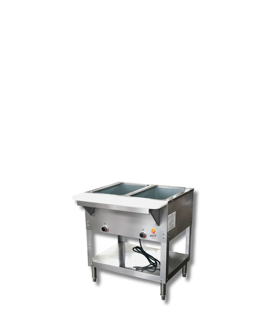 Electric Open Well Steam Table with 2-Pan Tray HZ- EHT2WA