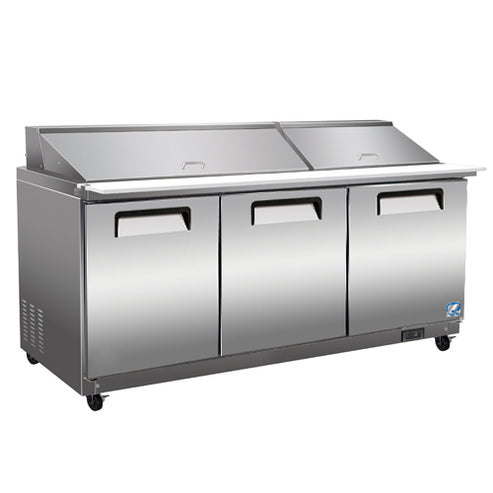 COLDZONE Sandwich Salad Prep 72" 18 cu.ft 3 Door